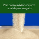 Areia Higiênica Viva Verde Grãos Finos Para Gatos - 4 Kg